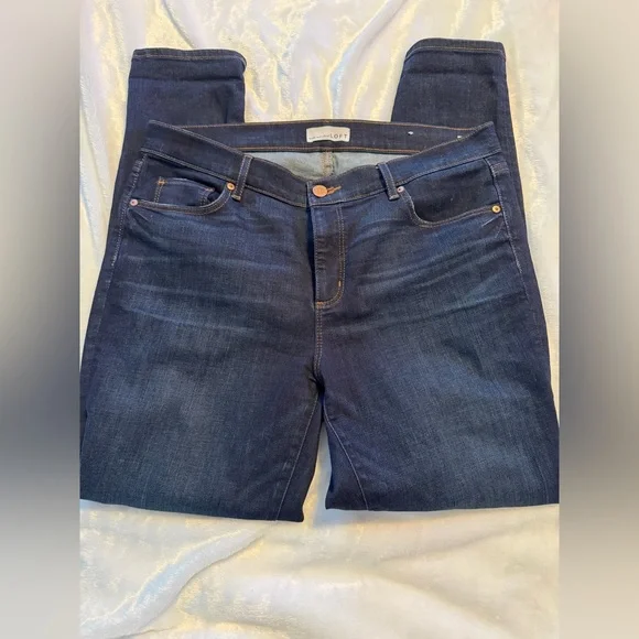 The Loft Dark Blue Denim Jeans - Picture 1 of 10